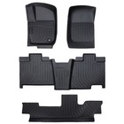 3 Row Set TPE Rubber Car Floor Mats For 2006-2010 Ford Explorer Bench 7Seats
