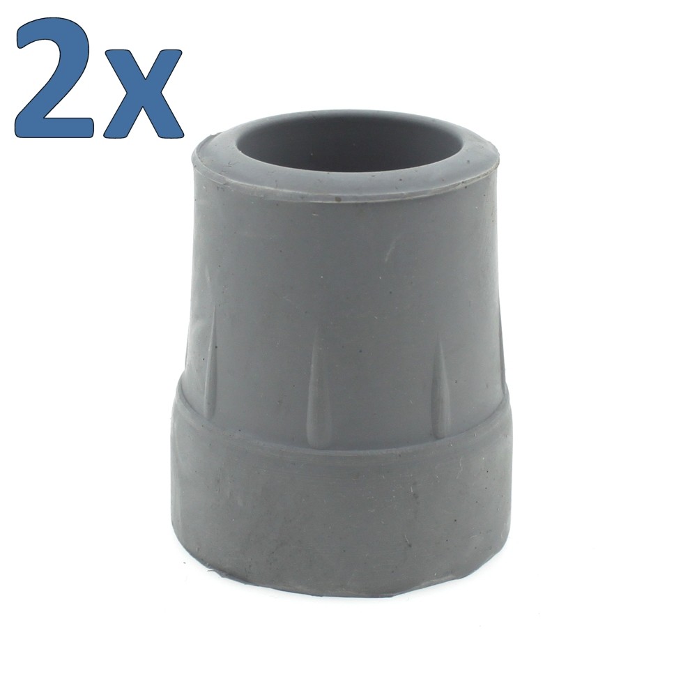 Zimmer Walking Frame Rubber Ferrules Tips Feet 25mm (1") Heavy Duty 2