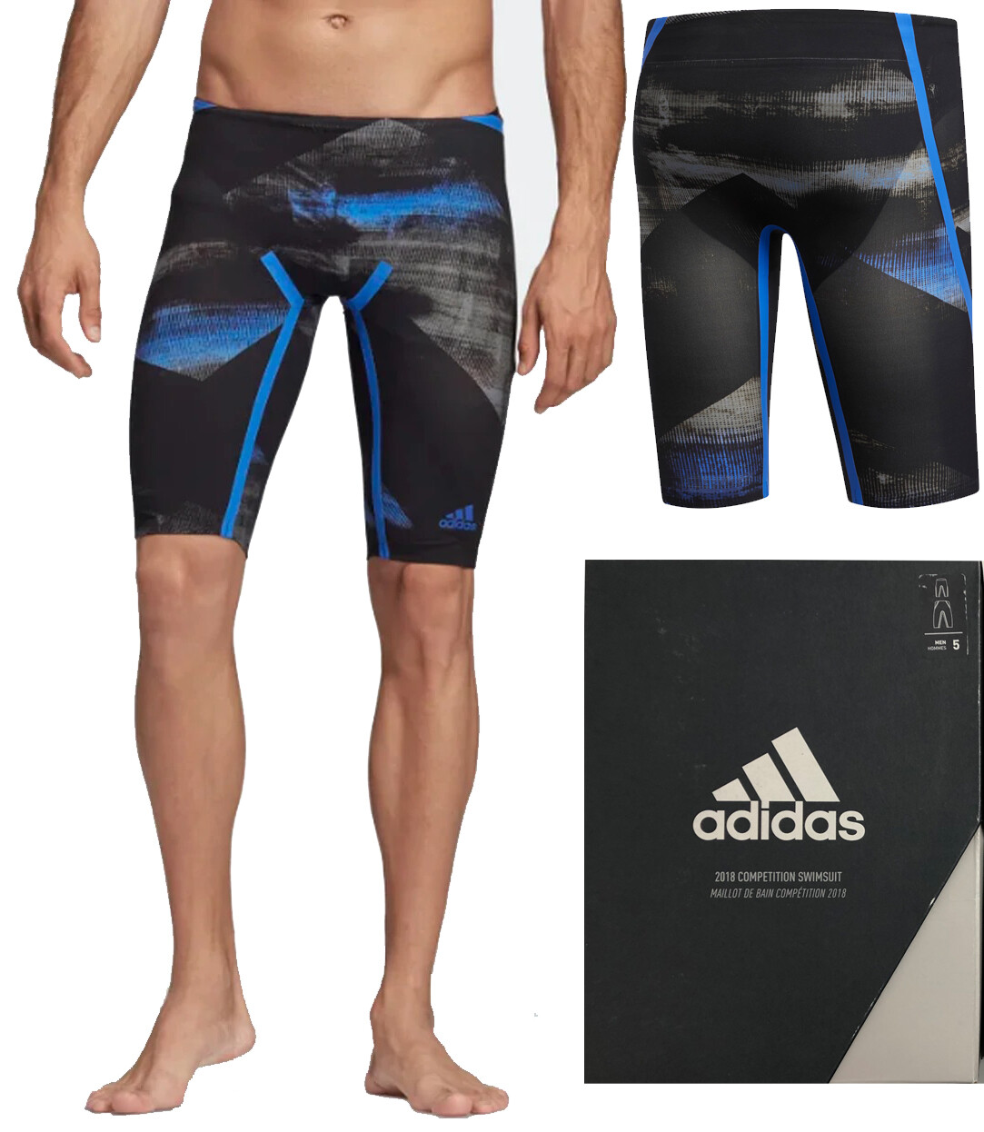 Pantalones cortos de baño Adidas Adizero XVIII para hombre braza Jammer - Precio de venta sugerido por el £ - PREMIUM | eBay