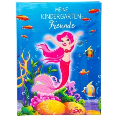 GOLDBUCH Kindergarten Freundebuch Meerjungfrau A5 88 illustrierte Seiten