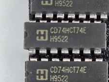 2pcs CD74HCT74E High Speed CMOS Logic Dual Positive-Edge-Triggered D Flip-Flops