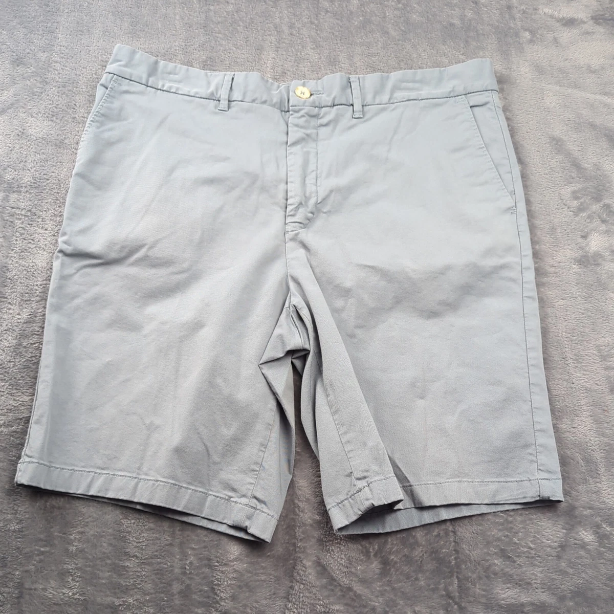 Robert Graham Mens Classic Fit Dusty Blue Shorts Size 36 x 10