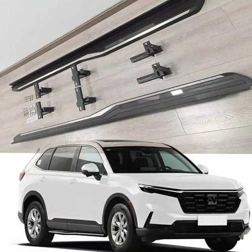 OEM SIDE STEPS RUNNING BOARDS - SIDE STEPS - PAIR FOR HONDA CRV CR-V 2023-2024 - Picture 3 of 16