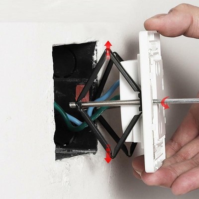 Wall Mount Box Switch Electrician Junction Box Repair Tool Secret Stash Cassette