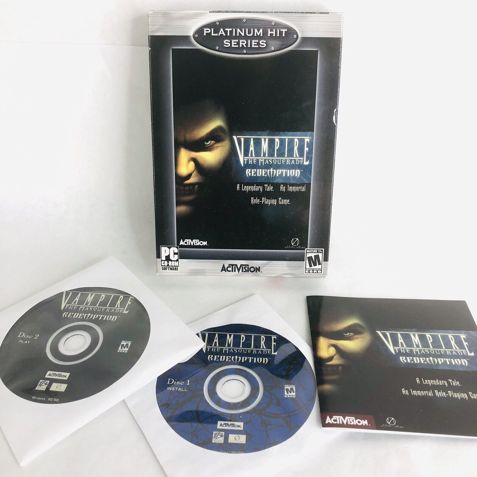 Vampire: The Masquerade - Redemption - PC - Role Playing Game - No Manual  5017783556032