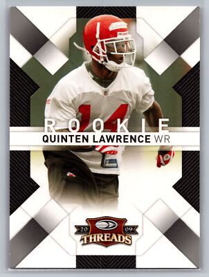 2009 Donruss Threads #182 Quinten Lawrence Retail Rookies #/999