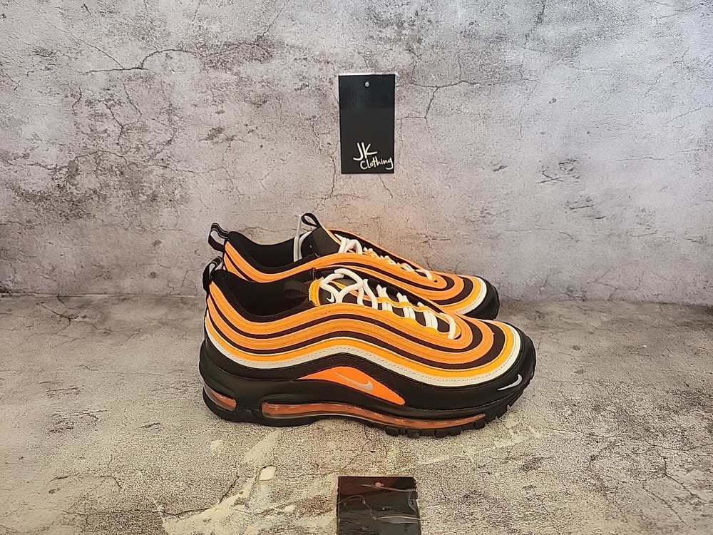 Custom Nike Air Max 97 By You – Men’s 5/Women’s 6.5 in Orege-Black