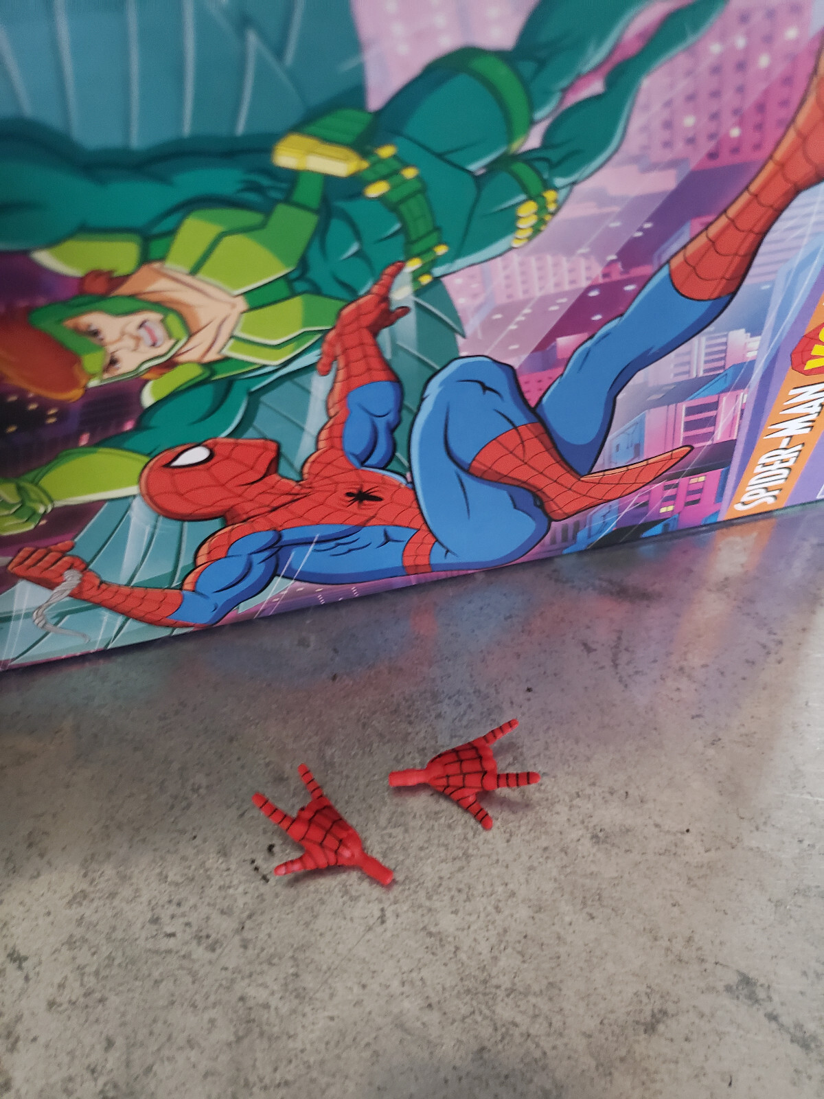 Marvel Legends 2 Pack Retro VHS VULTURE SPIDER-MAN Hands Slinger Set ONLY  2024