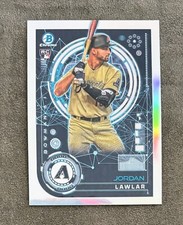 2024 Bowman Chrome Bowman AI #BAI-5 Jordan Lawlar RC Arizona Diamondbacks