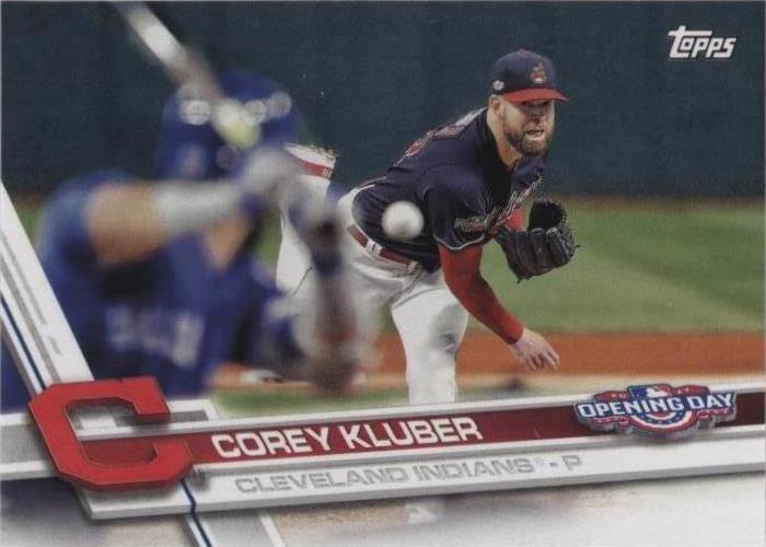 2017 Topps Opening Day - Corey Kluber #63 - 1 of 1