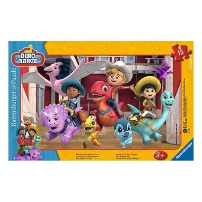 Ravensburger 05587 Willkommen auf der Dino Ranch Rahmenpuzzle 3+ Jahre 15 Teile