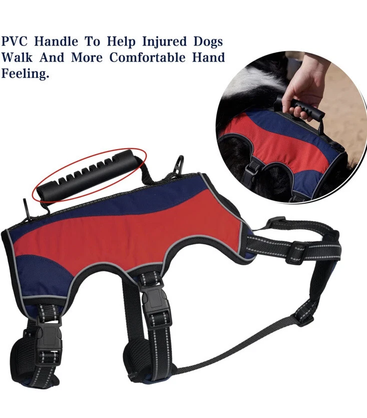 Dog Harness No Pull Adjustable ，Size:M