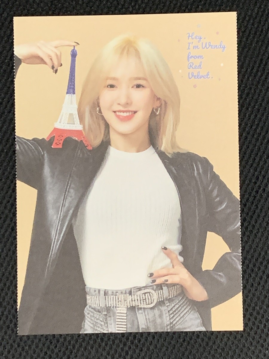 Red Velvet Gmarket Official Wendy Postcard | eBay