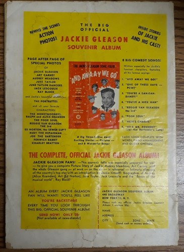 Jackie Gleason #1 St. John Comic 1955 "And Away We Go" Golden Age - Picture 10 of 12
