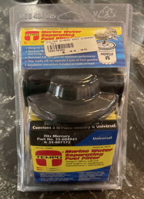 TEMPO 170102 / Model MF12B Gas Marine Water Separating Fuel Filter (Universal)