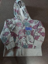 Old Navy Flowered Zip Up Sweatshirt Size 4T