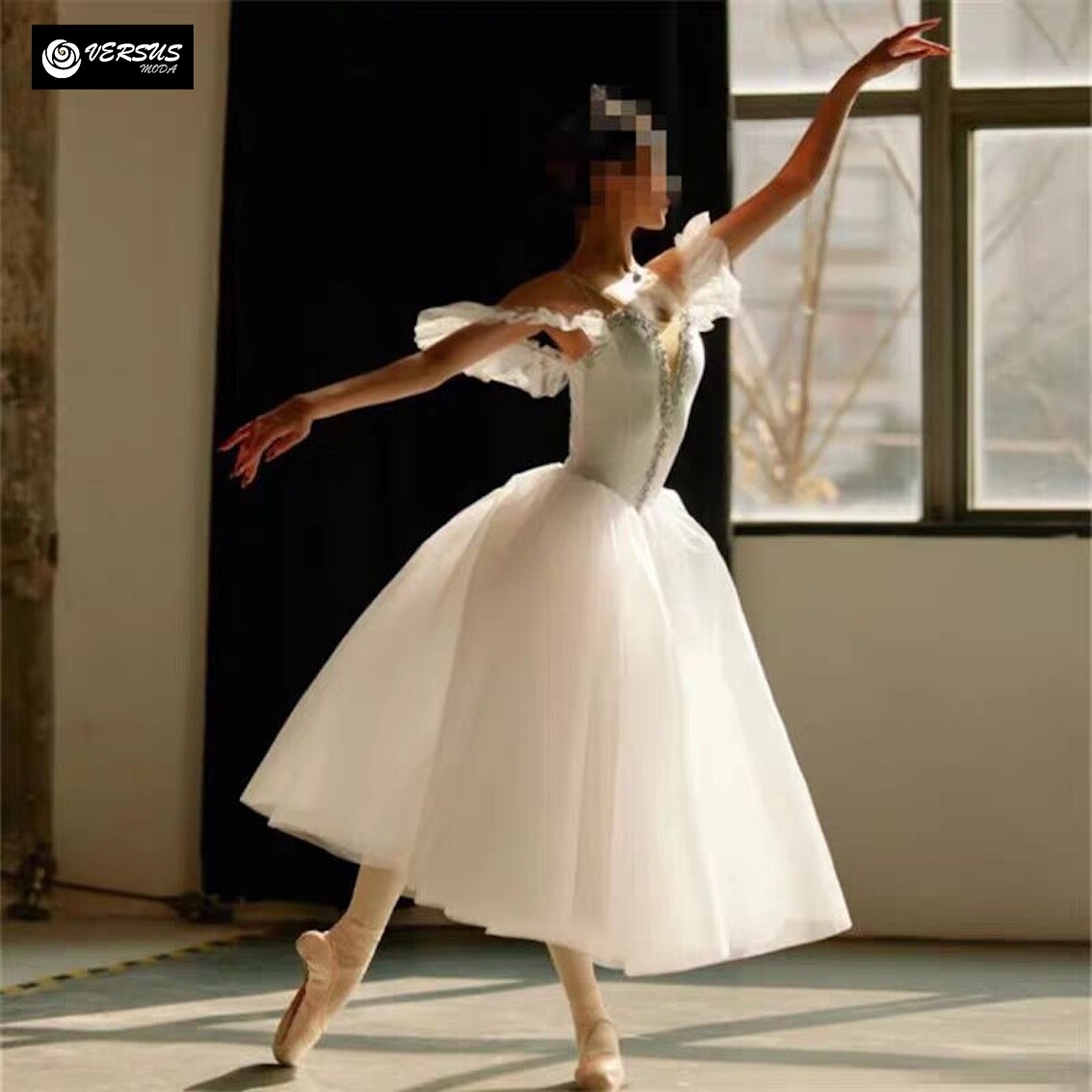 FOLOBE Gonna Tutù A Strati Per Donna - Morbida Sottoveste In Tulle Con Fodera In Raso, Per Danza E Costumi, Vita Regolabile, 55 Cm