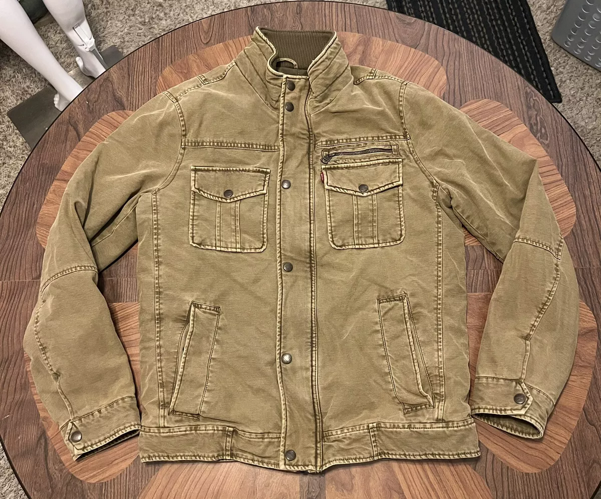 Levis on sale khaki jacket