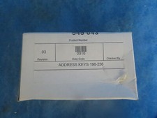 NIB SIEMENS LANDIS & GYR 545043 196-256 APOGEE ADDRESS KEYS  + 1 Year Warranty