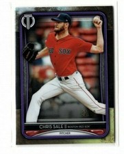 2020 Topps Tribute Baseball Purple Base Parallel CHRIS SALE #52 32/50 Boston 