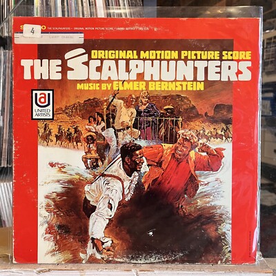 [OST]~EXC LP~The SCALPHUNTERS~Original Soundtrack~ELMER BERNSTEIN~[1968~UNITED A