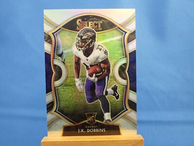 JK Dobbins Select 2020 Concourse RC Rookie #52 Silver Prizm