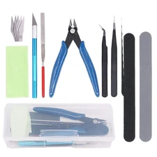 9PCS Gundam Model Tools Kit Modeler Basic Tools Craft Set for Gundam Car Model