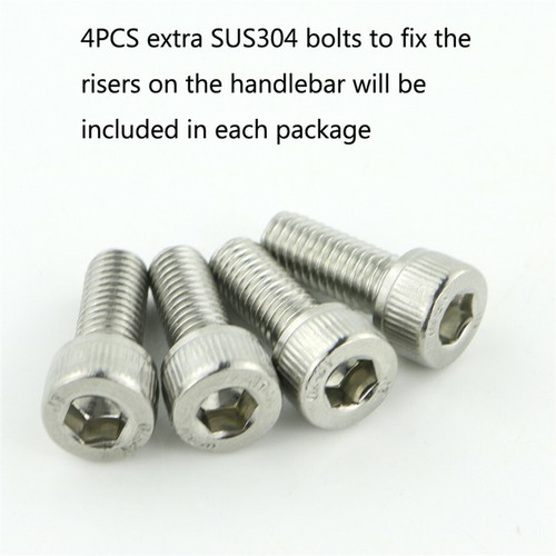 1 Pair Handlebar Risers & Offset Kits For Motorcycle w/7/8in 22mm Handle Bars - Picture 5 of 12