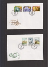 7529 - Liechtenstein - Mi-Nr.  904 - 909           auf 2 FDC