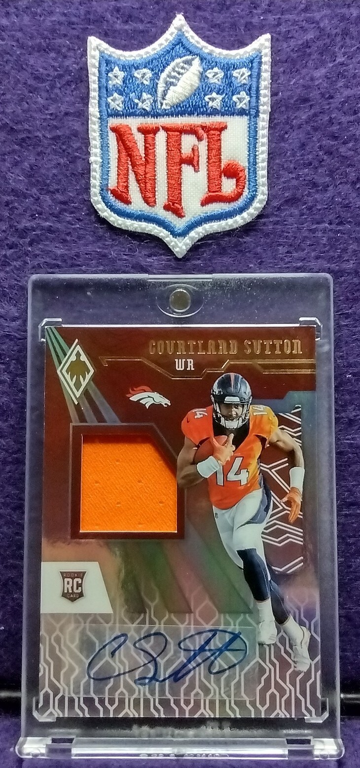 Courtland Sutton Panini Phoenix Rps Rookie Jersey Autograph #CS Base