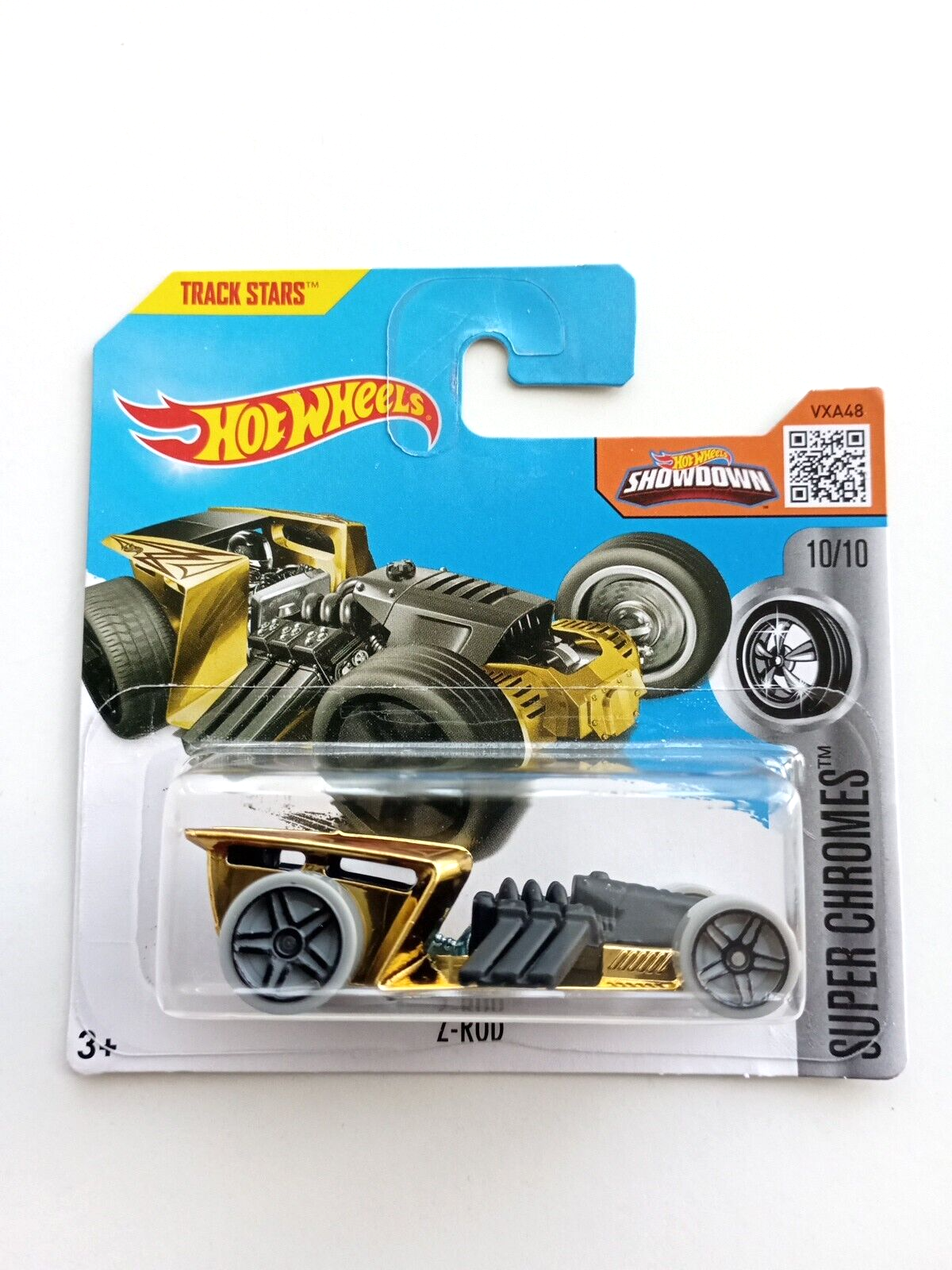 Hot Wheels 2016 Super Chromes Z-Rod Chrome Gold First Cast Rare Collectible