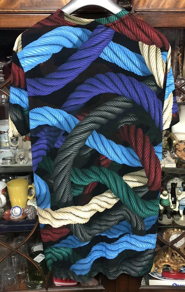 Camiseta Original Unisex Christopher Kane Estampado Cable Talla XLARGE Usada Una Vez Foto 4 de 4