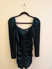 Velvet mini party Dress | Revolve Lovers & Friends, Emerald Green Size 6, Xs NWT