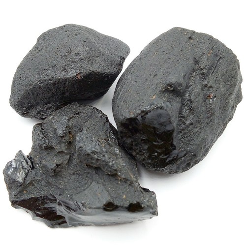 389 g Muong Nong Tektite Group Layered Impact Glass Meteorite Specimen Wholesale - Afbeelding 3 van 12