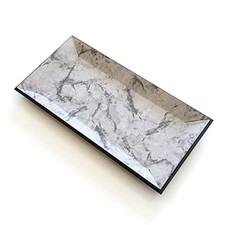 ADO PL045 PU Leather Change Tray Accessory Jewelry Desk Organizer Marble
