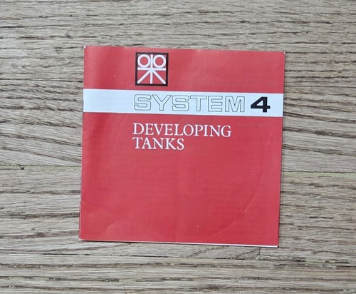 Paterson System 4 Developing Tanks Manual - 第 1/2 張圖片