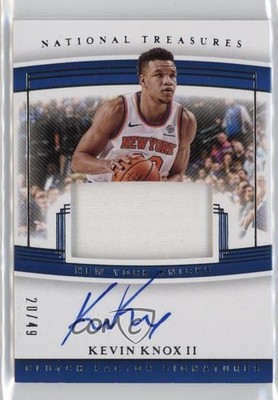 2019 National Treasures Clutch Factor Signatures 20/49 Kevin Knox II Auto 16zo