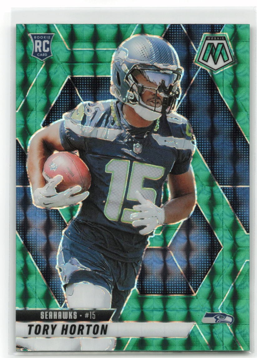 2025 Panini Mosaic Green Tory Horton #396 Seattle Seahawks (RC)