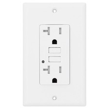 GFCI Outlet LD-3008B ETL Certified ABS Decorative Smart Wall Plates Receptacle&acute;