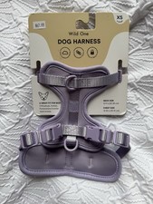 Wild One Dog Harness Size XS Soft Cushioned Light Purple 3 Attachments