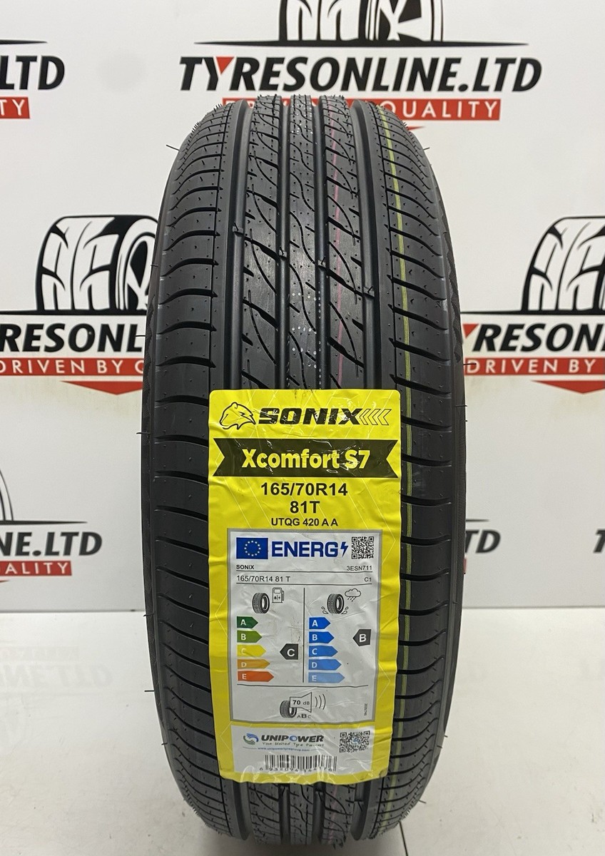 No1 165/70r14 24年製 1 X 165 70 14 SONIX X-COMFORT 81T XL 165/70R14 BRAND NEW C&B RATED