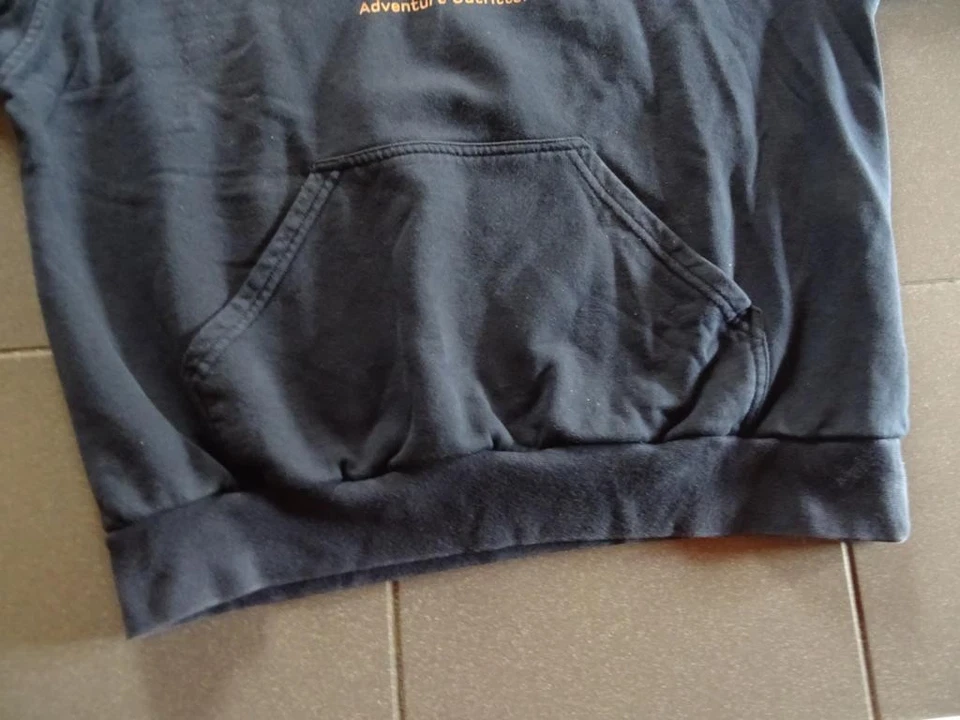 Land Rover Kapuzen Sweatshirt Pulli XL dunkelblau Ton TOP Zustand Frontprint - Bild 3 von 4