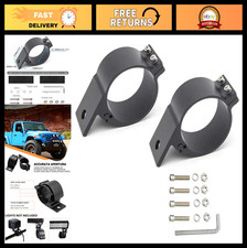 Adjustable Tube Clamp Mounting Bracket for 3" Bull Bar Roof Rack LED Light Bar