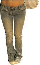 True Religion Joey Low Rise Flare Damen Jeans...