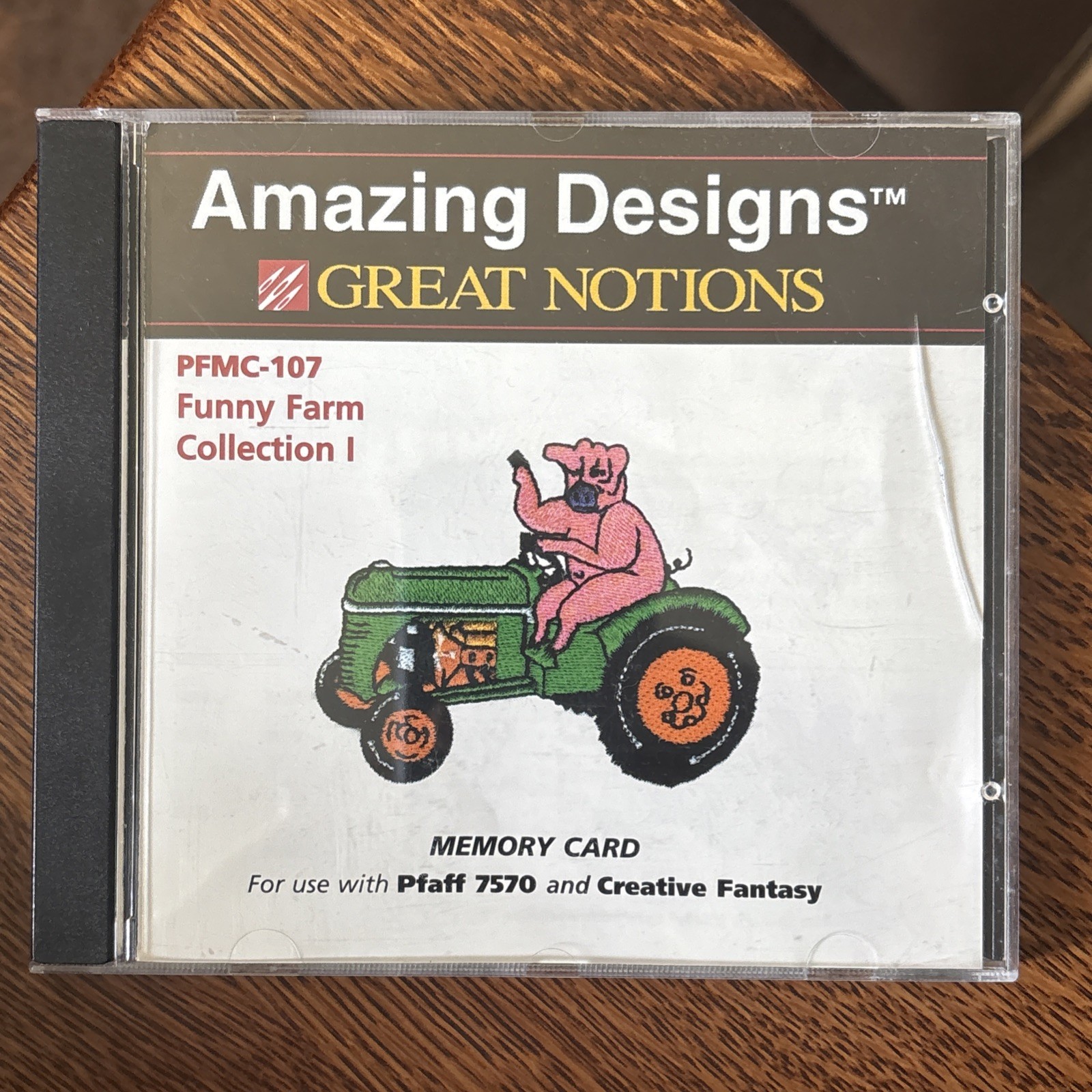 Memory Card Funny Farm Pfaff 7570 Pfmc107