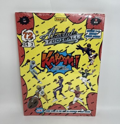 2024 Panini Absolute NFL Football Kaboom Countdown Calendar Box 24 Packs SEALED