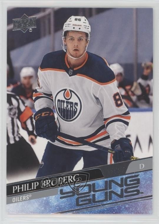 2020-21 Upper Deck Young Guns Philip Broberg #204 0w0l