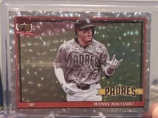 Topps 75 Years of Baseball Manny Machado T91-23 San Diego Padres Foil Parallel