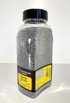 Woodland Scenics Groberer Gravier (Grossier) Gris Contenu : 0,945l B1389 - Photo 1/2