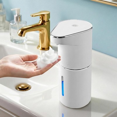 Automatic-Foaming-Soap-Dispenser-Touchless,Type C Rechargeable White Hand Soa...